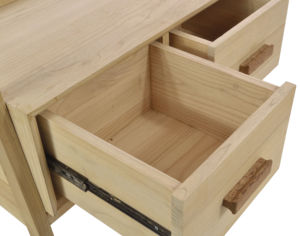 Étagère bibliothèque en bois moderne à 4 niveaux avec tiroirs, rangement vertical durable et multifonctionnel, montage facile pour salon - Product Image 6