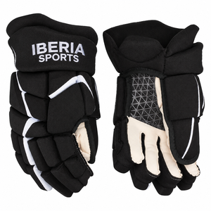 Guantes de Hockey sobre Hielo Negros Premium IBERIA |   Guantes de Protección para Jugadores de Hockey |   OEM Personalizado al por Mayor - Product Image 4