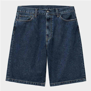 High Waisted Black Denim <b>Bermuda</b> <b>Shorts</b> <b>Men</b> Casual Button Fly Solid Color Cotton Canvas <b>Shorts</b> Breathable Woven Style - Product Image 6