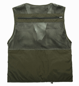 Chaleco Clásico Multibolsillos para Hombre, Chaqueta Informal de Reportero para Exteriores, Chaleco de Seguridad al por Mayor con Bolsillo de Malla - Product Image 6