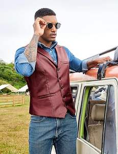 Chaleco de Cuero Personalizado, Transpirable, el Más Popular para Hombre, Chalecos de Motocicleta de Excelente Calidad - Product Image 2