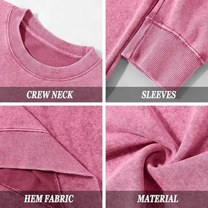 Sweat-shirt vintage délavé style streetwear oversize, sweat-shirt Desi délavé pour homme en coton molletonné, vêtement d'hiver écologique - Product Image 6