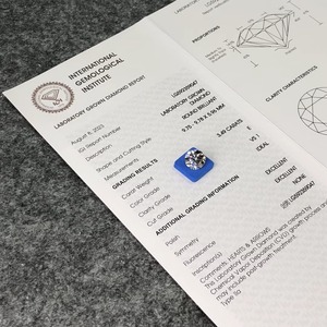 Diamant cultivé en laboratoire CVD 3,49 carats E VS1, taille brillant rond, certifié IGI, diamant non monté pour la fabrication de bijoux - Product Image 4