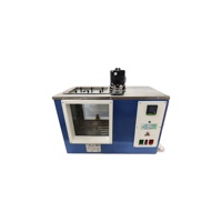 Viscosimètre d'huile ASTM D445 220V pour la mesure de la viscosité cinématique des pétroles liquides, entièrement isolé, double affichage, PID automatique