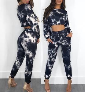 Ensemble deux pièces gris pour femmes, survêtement en molleton à manches longues, avec fermeture éclair, tenue pour femmes, offre spéciale, - Product Image 2