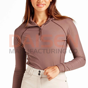 Camiseta Deportiva Ecuestre para Mujer, Manga Larga, Tejido Transpirable, Diseñada para Comodidad y Flexibilidad al Montar - Product Image 6