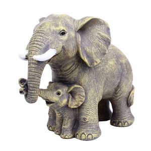 Christmas <b>Decorations</b> Gifts 2026 New Cross-border Hot-selling Drop Shipping <b>Elephant</b>-Shaped Synthetic Resin European Style - Product Image 4