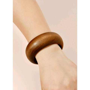 Natural Wood Color Wooden Bangle Bracelet Eco-Friendly Handmade Customizable Gift <b>Art</b> <b>Wall</b> Hanging Global Exports From India - Product Image 1
