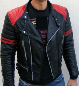 Wholesale Designer <b>Mens</b> PU Leather <b>Jacket</b> Motorbike Style Custom High Quality OEM Fashion <b>Jacket</b> - Product Image 4