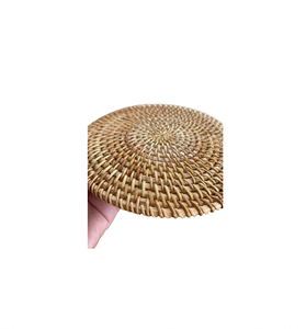 Vietnam Eco-Friendly Rattan Charger Plate Handmade Woven Round <b>Placemat</b> for Table Setting Wedding Party Decor - Product Image 2