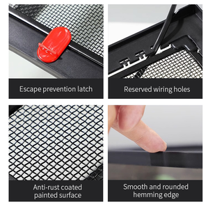 Glas Haustiere Habitat Mesh Ventilation Top Stapelbar für Geckos Anoles Baum Frosch für Arbor eal <span class=keywords><strong>Reptile</strong></span> Amphibien Vivarium Gehäuse - Product Image 5