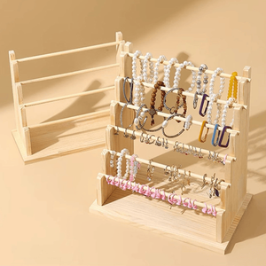Espositore in Legno Staccabile per Gioielli, Orecchini, Bracciali e Collane - Ordini da Ritirare in Personale Benvenuti! - Product Image 2
