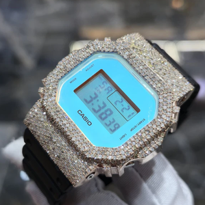 Reloj Mecánico Unisex de Lujo con Diamantes de Moissanita Arcoíris, Estilo Hip Hop, GPS, Resistente al Agua 3BAR, Esfera Cuadrada con Incrustaciones de Alta Calidad - Product Image 2
