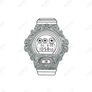 Reloj Completamente Adornado con Diamantes, Bisel Disponible en Diamantes Naturales y Moissanita, Accesorio de Reloj de Lujo Estilo Hip Hop, Otros Relojes - Product Image 2