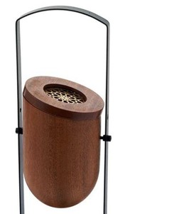 Quemador de Incienso Moderno Suspendido Mabkhara Bakhoor, Quemador de Incienso Árabe Oud, Soporte de Madera con Marco Metálico, Estilo Dubái, Decoración de Lujo para el Hogar, Ramad - Product Image 3