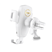 Chargeur de voiture sans fil haute qualité 2026 nouveau style 18W Type C à induction intelligente, chargement par simple contact, finition miroir personnalisée en usine