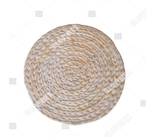 Vietrustic Set de table scandinave en jacinthe d'eau naturelle, tressé à la main, blanc délavé, écologique, très vendu - Product Image 5