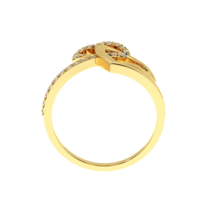 Bague Cœur AJRETAIL Forever Together, diamant naturel de 0,24 ct, taille brillant, certifié IGI, couleur HI, clarté VS-SI, plaqué or rose - Product Image 5