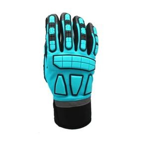 Gants de travail pour hommes en cuir anti-impact, à doigts entiers, pour la construction, vente en gros personnalisée - Product Image 1