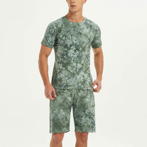 Outdoor Wear Slim Fit Plus Size Men Summer Embroidered Breathable Quick Dry T-Shirt Shorts Set High Quality - Product Image 5