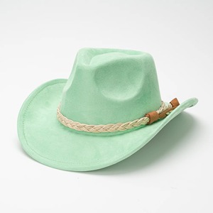 European and American Suede Cowboy <b>Hat</b> Bull Head Accessories National Style Retro Felt Jazz <b>Hats</b> <b>Western</b> Cowboy <b>Hat</b> - Product Image 5