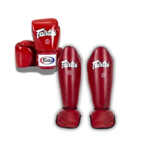 Kit de Boxeo Fairtex Pro Personalizado, Guantes y Espinilleras de Cuero Vacuno Genuino, Alta Durabilidad, Ligeros, Secado Rápido - Product Image 2