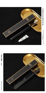 Ensemble d'articles de toilette jetables de luxe pour hôtel, kit de voyage, logo personnalisé, fournitures de salle de bain écologiques pour auberge, coffret cadeau - Product Image 5