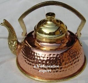 Vintage Style <b>Elephant</b> Spout Copper Teapot Mirror Polished Hammered Copper Water Boiler Artisan Decorative Copper Pot for <b>Gift</b> - Product Image 2