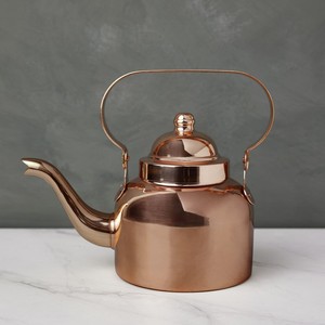 Tetera de Cobre Martillada a Mano de Primera Calidad con Asa Floral de Madera, Tetera Tradicional de Lujo para Decoración de Cocina y Regalos - Product Image 3