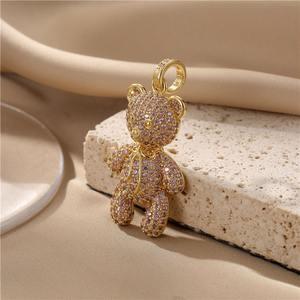 Pendentif Ours en Moissanite Diamantée Effet Glacé Hip Hop en Argent Sterling 925 – Collier Bling Tendance - Product Image 2