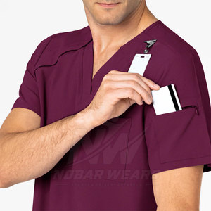 Camiseta Médica de Alta Calidad para Hombre, Uniforme para el Sector Salud, Hospital, Clínica, Laboratorio, con Opciones de Color Personalizadas - Product Image 6