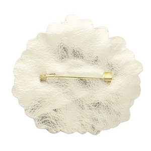 Broche géométrique perlée, brodée et à sequins, applique, badge à coudre personnalisé, motif brodé décoratif, accessoire pour vêtements et sacs, en alliage - Product Image 3