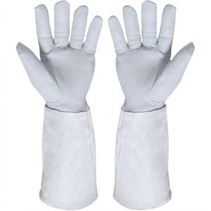 Guantes de Seguridad para Soldadura TIG, de Cuero Vacuno, Resistentes al Fuego, Protección para Manos en Trabajos Industriales, Anti-Corte, Antideslizantes, Duraderos - Product Image 1