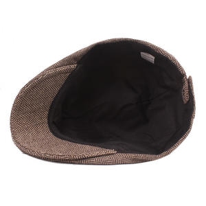 Gorra Boina Newsboy Unisex Ajustable 2026 Transpirable Impermeable con Estampado de Leopardo Oxford Lavado para Fiesta Verano Estilo Ivy Plana Cabbie Personalizada OEM - Product Image 3