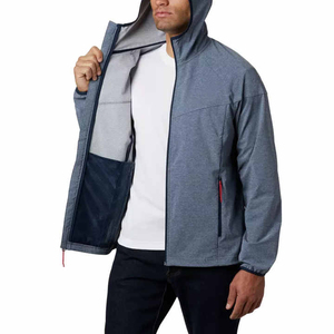 Veste softshell pour homme durable pour l'extérieur avec doublure en toile, design à capuche, séchage rapide et respirante, style streetwear - Product Image 6