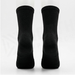Crew <b>Socks</b> Geometric Pattern Blue Breathable <b>Running</b> <b>Socks</b> for Adults Spring Season - Product Image 2