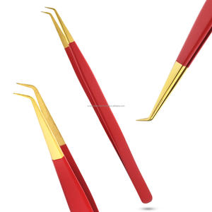 แหนบปลายไฟเบอร์สำหรับแยกขนตา แหนบต่อขนตา สำหรับขนตาแบบเส้นต่อเส้น และขนตาแบบวอลุ่ม 3 มิติ 5 มิติ 6 มิติ - Product Image 1