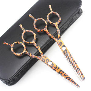 Ovexa Surgical Stainless Steel Barber Scissors Set 10mm Length Durable Perfect Grip Hair Cutting Tools with Bag - Product Image 3
