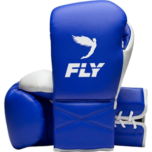 Gants de boxe MMA en cuir jaune à lacets, personnalisés, professionnels, pour l'entraînement Sanda, légers, avec poignées, Colfax - Product Image 3
