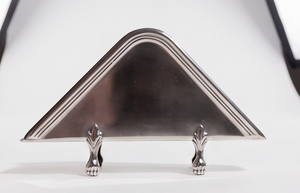 Porte-serviettes triangulaire en métal au design Art Déco, texture moulée, pour cuisine et salle à manger, commande en gros - Product Image 5