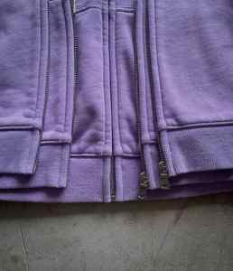 Sweat à capuche unisexe surdimensionné en molleton 100 % coton, triple couche, 3 fermetures éclair, nouvelle mode, personnalisable OEM - Product Image 2