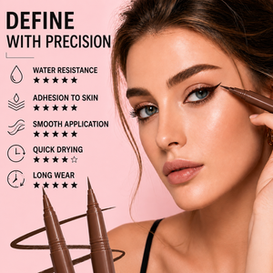 Crayon Eyeliner Liquide Professionnel Imperméable Marron Mat Longue Tenue Anti-Bavures Maquillage Marque Privée - Product Image 6