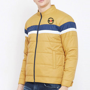 Wholesale Custom Logo Polyester/Nylon Casual Stand Collar Men Puffer Jacket Waterproof Outdoor Use Winter - Product Image 4