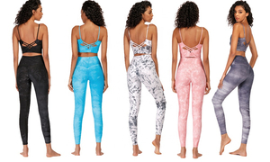 Conjunto de Yoga para Mujer, Talla Grande, Leggings Deportivos Transpirables de Secado Rápido, Ropa Deportiva sin Costuras - Product Image 6