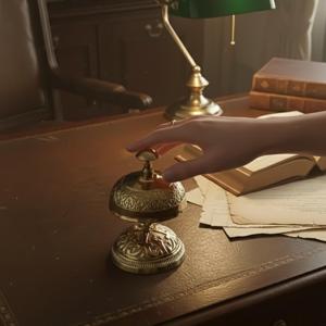 Cloche de bureau vintage en laiton, artisanale, style antique, pour la décoration de bureau et de table, cloche de comptoir en laiton faite à la main pour restaurant - Product Image 5