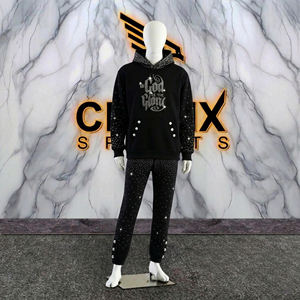CLOVIX SPORTS Sudadera con Capucha Personalizada al por Mayor para Hombre, 100% Algodón, Sudadera con Capucha Bordada con Estampado Puff, Fabricante - Product Image 5