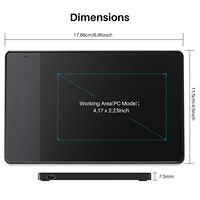 Tablette graphique à stylet numérique Huion 420 de 4 pouces, très vendue, pour la conception graphique