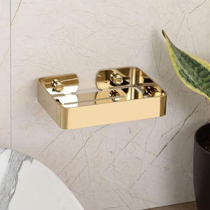 Nuevo Diseño de Jabonera de Latón con Revestimiento Rectangular para Baños de Hotel, Accesorio de Latón para Jabón - Product Image 3