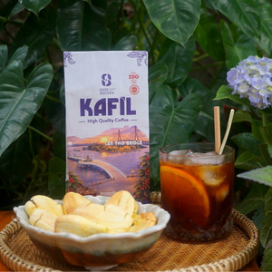 กาแฟคั่วกลางแบบเมล็ดเต็ม โรบัสต้า 70% อาราบิก้า 30% สำหรับชงดื่มทันที กลิ่นหอมหวาน พรีเมียม สะดวก รวดเร็ว นำเข้าจากเวียดนาม - Product Image 4