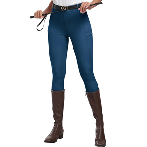 Women Riding Breeches Customized Polyester <b>Material</b> Horse Riding Tights Women with Quality Stitching and Durable Casual Style - Product Image 1